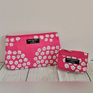 Marimekko for Clinique Pink Floral Cosmetic Pouch Set